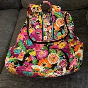Vera Bradley Large Floral Backpack